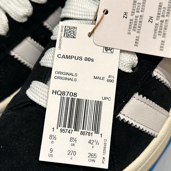 Adidas Campus 00s. Men’s size 9 US. - Picture 4 of 4